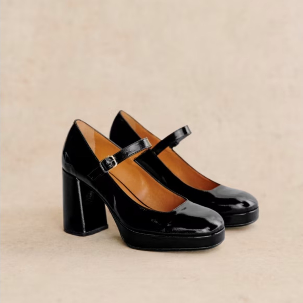 COPY - Sezane Georgia High Mary Jane Heels